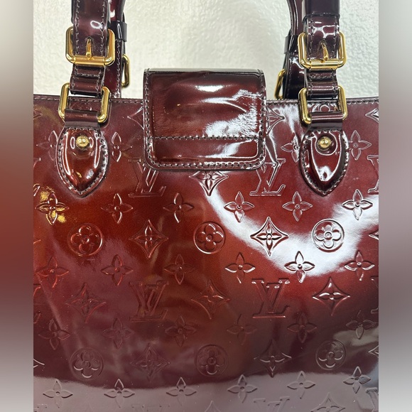 Louis Vuitton Melrose vernis amarante bag - Picture 3 of 16